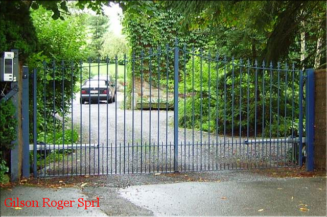 Portail acier floreffe ferronnerie namur sprl Gilson roger 02