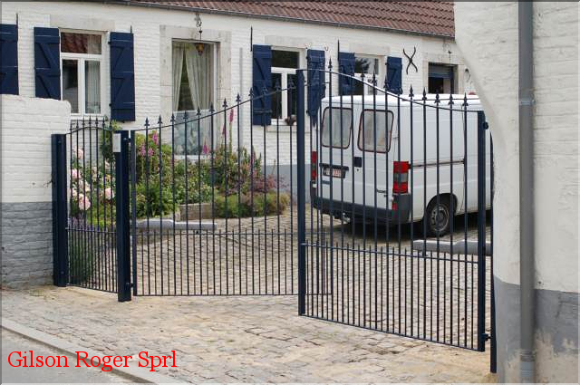 Portail chaumont namur ferronnerie namur sprl Gilson roger 04