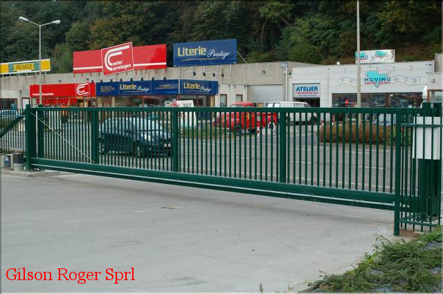 Portail coulissant industriel wavre ferronnerie Namur Gilson roger 02