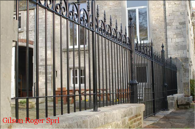 Portail Domaine Mozet ferronnerie Namur sprl Gilson Roger 01