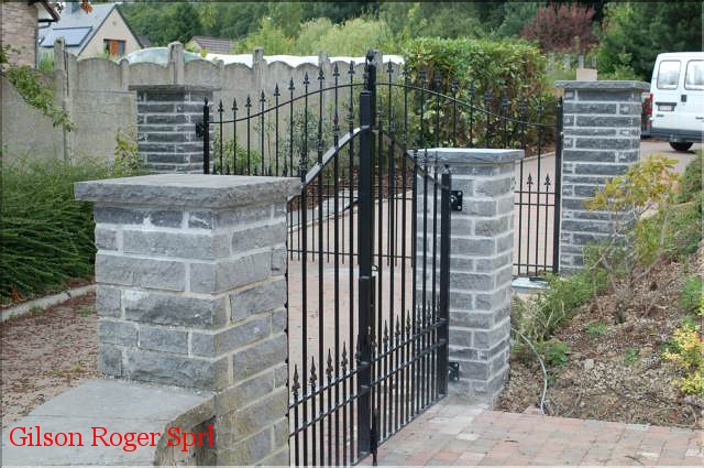 Portail décoratif Malonne ferronnerie Namur Gilson roger  03