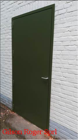 Porte métallique namur ferronnerie namur sprl Gilson roger 04