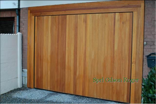 Porte garage basculante hormann bois 01