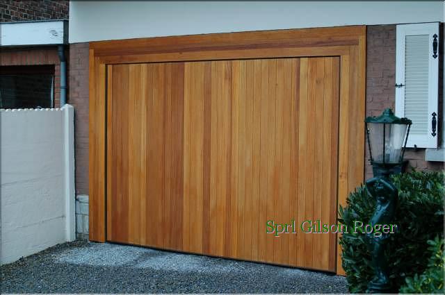 Porte garage basculante hormann bois 02