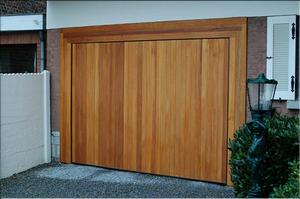 Porte garage basculante hormann bois 02